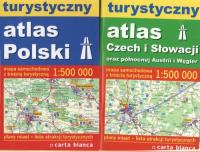 Turystyczny atlas Czech i Słowacji oraz północnej Austrii i Węgier / Turystyczny atlas Polski. Wydawca: Carta Blanca. SmakLiter.pl Opakowanie Turystyczny atlas Czech i Słowacji oraz północnej Austrii i Węgier / Turystyczny atlas Polski
