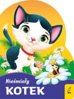 Wykrojnik - Nieśmiały kotek. Autor: Opracowanie zbiorowe. SmakLiter.pl Okładka książki Wykrojnik - Nieśmiały kotek