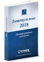 Zamknięcie roku 2018. Autor: Trzpioła Katarzyna. SmakLiter.pl Okładka książki Zamknięcie roku 2018