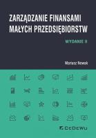 Okładka książki Zarządzanie finansami małych przedsiębiorstw w.2