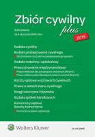 Okładka książki Zbiór cywilny PLUS 2019