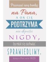 Opakowanie A Kartka składana - Przerzuć swą troskę