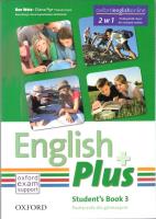 English Plus 3A SB & E-WB OXFORD. Autor: Wetz Ben, Pye Diana. SmakLiter.pl Okładka książki English Plus 3A SB & E-WB OXFORD