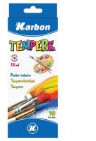 Farby tempera 7,5 ml KARBON. Wydawca: MST Toys. SmakLiter.pl Opakowanie Farby tempera 7,5 ml KARBON