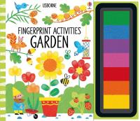 Fingerprint activities garden. Autor: Watt Fiona, Candice Whatmore. SmakLiter.pl Okładka książki Fingerprint activities garden