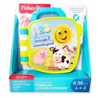 Opakowanie Fisher Price. Książeczka ''Liczymy zwierzątka