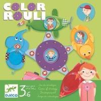 Gra planszowa - Kolorowa karuzela. Wydawca: Djeco. SmakLiter.pl Opakowanie Gra planszowa - Kolorowa karuzela