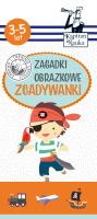 Kapitan Nauka Zagadki obrazkowe Zgadywanki 3-5 lat. Autor: Monika Sobkowiak. SmakLiter.pl Okładka książki Kapitan Nauka Zagadki obrazkowe Zgadywanki 3-5 lat