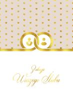 Opakowanie Karnet B6 Ślub - Obrączki