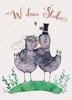 Opakowanie Karnet B6 Ślub - Słowiki