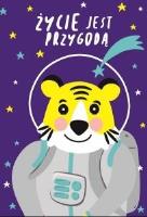 Opakowanie Karnet B6 Urodziny - Kosmonauta