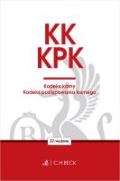 KK KPK EDYCJA PROKURATORSKA  WYD. 37. Autor: Opracowanie zbiorowe. SmakLiter.pl Okładka książki KK KPK EDYCJA PROKURATORSKA  WYD. 37