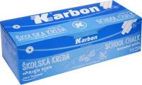 Kreda biała okrągła KARBON 100 sztuk. Wydawca: MST Toys. SmakLiter.pl Opakowanie Kreda biała okrągła KARBON 100 sztuk