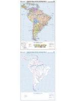 Opakowanie Mapa - Ameryka Płd Polityczna NE