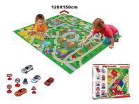 Opakowanie Mata z ulicami do zabawy duża + autka