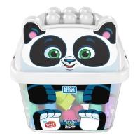 Opakowanie Mega Bloks. Wesoła panda z klockami