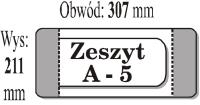 Opakowanie Okładka zeszytowa A5 (50szt) IKS