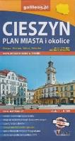 Okładka książki Plan miasta - Cieszyn i okolice 1:9 300/1:25 000