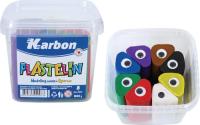 Plastelina 8 kolorów kubełek 1 kg KARBON. Wydawca: MST Toys. SmakLiter.pl Opakowanie Plastelina 8 kolorów kubełek 1 kg KARBON