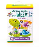 Puzzle - Literkowa Ścieżka Pana Węża. Wydawca: Felico. SmakLiter.pl Opakowanie Puzzle - Literkowa Ścieżka Pana Węża