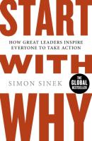 Start With Why. Autor: Simon Sinek. SmakLiter.pl Okładka książki Start With Why