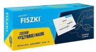 Stwórz swoje fiszki. Zestaw do szybkiej nauki. Autor: Kinga Perczyńska (red.). SmakLiter.pl Okładka książki Stwórz swoje fiszki. Zestaw do szybkiej nauki