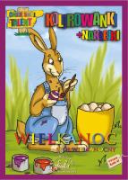 Wielkanoc. Stół wiekanocny - kolorowanki+naklejki. Autor: Sadowska Beata. SmakLiter.pl Okładka książki Wielkanoc. Stół wiekanocny - kolorowanki+naklejki