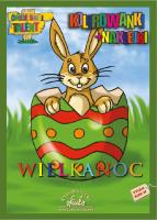 Wielkanoc - kolorowanki+naklejki. Autor: Sadowska Barbara. SmakLiter.pl Okładka książki Wielkanoc - kolorowanki+naklejki