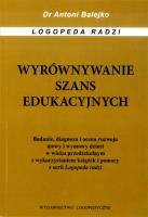 Okładka książki Wyrównywanie szans edukacyjnych - metodyka diagnoz