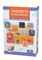 Zwierzęta na kontynentach. Wydawca: Trefl. SmakLiter.pl Opakowanie Zwierzęta na kontynentach