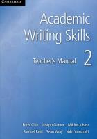 Opakowanie Academic Writing Skills 2 Teacher's Manual