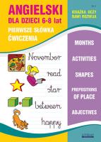 Angielski dla dzieci 5 Pierwsze słówka Ćwiczenia 6-8 lat. Autor: Bednarska Joanna. SmakLiter.pl Okładka książki Angielski dla dzieci 5 Pierwsze słówka Ćwiczenia 6-8 lat