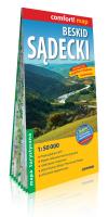 Okładka książki Beskid Sądecki laminowana mapa turystyczna 1:50 000