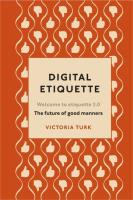 Digital Etiquette. Autor: Turk Victoria. SmakLiter.pl Okładka książki Digital Etiquette
