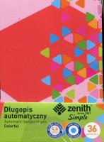 Opakowanie Długopis automatyczny Zenith Simple Colorful 36 sztuk