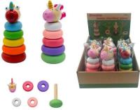 Opakowanie Drewniana piramida jednorożec smok