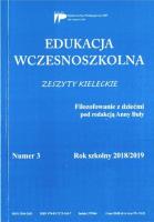 Edukacja wczesnoszkolna nr 3 2018/2019. Autor: praca zbiorowa. SmakLiter.pl Okładka książki Edukacja wczesnoszkolna nr 3 2018/2019