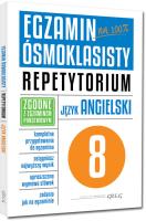 Egzamin ósmoklasisty - j. ang. Repetytorium GREG. Autor: Kociołek Monika, Popis-Witkowska Anna, Miełgeś-Szostak Paulina. SmakLiter.pl Okładka książki Egzamin ósmoklasisty - j. ang. Repetytorium GREG