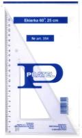 Opakowanie Ekierka 25cm 60 stopni PRATEL