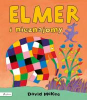 Elmer i nieznajomy. Autor: David McKee. SmakLiter.pl Okładka książki Elmer i nieznajomy
