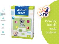 GRA UKŁADAM SŁOWA LITERAKI MŁODZIAKI ZU&BERRY. Wydawca: Fabryka Kart Trefl-Kraków. SmakLiter.pl Opakowanie GRA UKŁADAM SŁOWA LITERAKI MŁODZIAKI ZU&BERRY