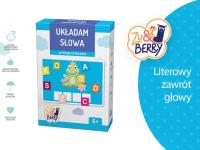 GRA UKŁADAM SŁOWA LITERAKI STARSZAKI ZU&BERRY. Wydawca: Fabryka Kart Trefl-Kraków. SmakLiter.pl Opakowanie GRA UKŁADAM SŁOWA LITERAKI STARSZAKI ZU&BERRY
