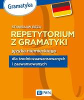 J. Niemiecki - Repetytorium z gramatyki. Bęza PWN. Autor: Stanisław Bęza. SmakLiter.pl Okładka książki J. Niemiecki - Repetytorium z gramatyki. Bęza PWN