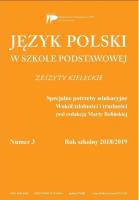 Język polski w szkole podstawowej nr 3 2018/2019. Autor: praca zbiorowa. SmakLiter.pl Okładka książki Język polski w szkole podstawowej nr 3 2018/2019