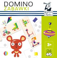 Kapitan Nauka Domino obrazkowe Zabawki. Autor: Opracowanie zbiorowe. SmakLiter.pl Okładka książki Kapitan Nauka Domino obrazkowe Zabawki
