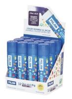 Opakowanie Klej w sztyfcie 21g niebieski (12szt) MILAN