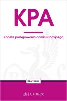KODEKS POSTĘPOWANIA ADMINISTRACYJNEGO WYD. 36. Autor: Opracowanie zbiorowe. SmakLiter.pl Okładka książki KODEKS POSTĘPOWANIA ADMINISTRACYJNEGO WYD. 36
