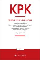 KODEKS POSTĘPOWANIA KARNEGO ORAZ USTAWY TOWARZYSZĄCE WYD. 6. Autor: Opracowanie zbiorowe. SmakLiter.pl Okładka książki KODEKS POSTĘPOWANIA KARNEGO ORAZ USTAWY TOWARZYSZĄCE WYD. 6
