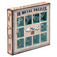 Opakowanie Łamigłówki metalowe 10 sztuk zestaw niebieski