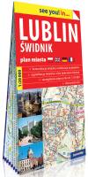 Okładka książki Lublin i Świdnik papierowy plan miasta 1:20 000